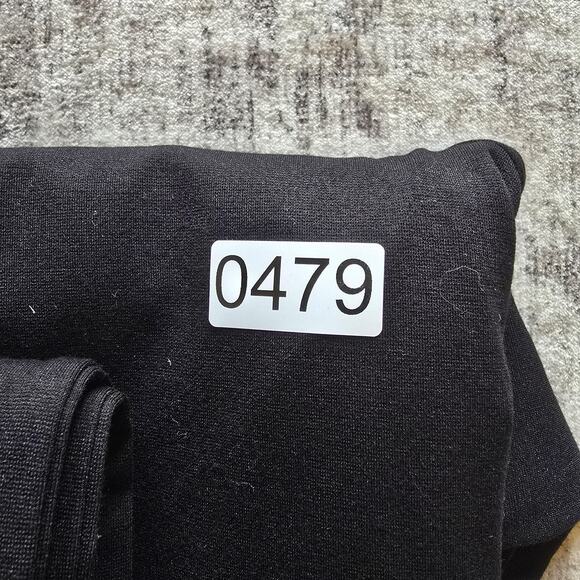 Halogen Shirt Womens Small Black Belted Mock Neck Short Sleeve Top Nordstrom NEW - Picture 10 of 11